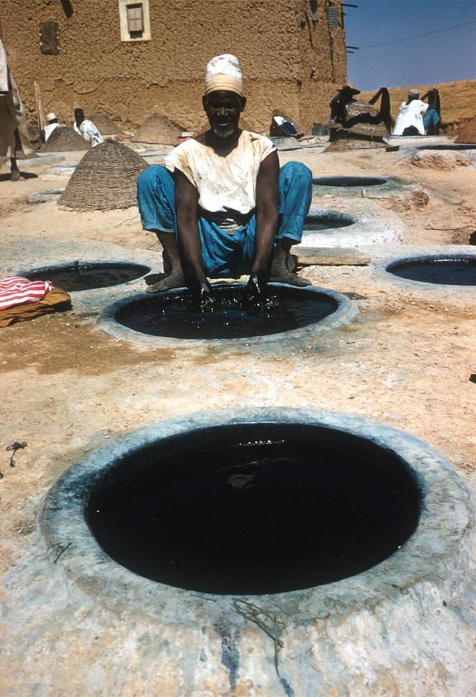 Indigo dye pits, Northern Nigeria