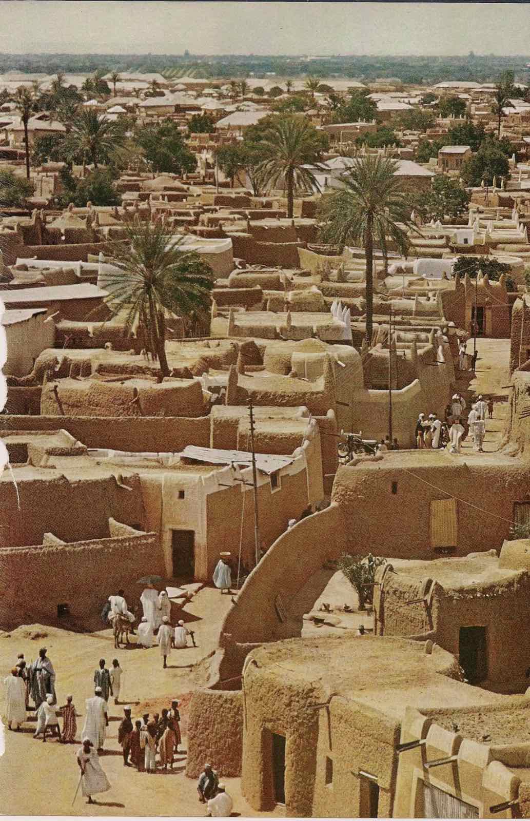 The old city of Kano, seen from above