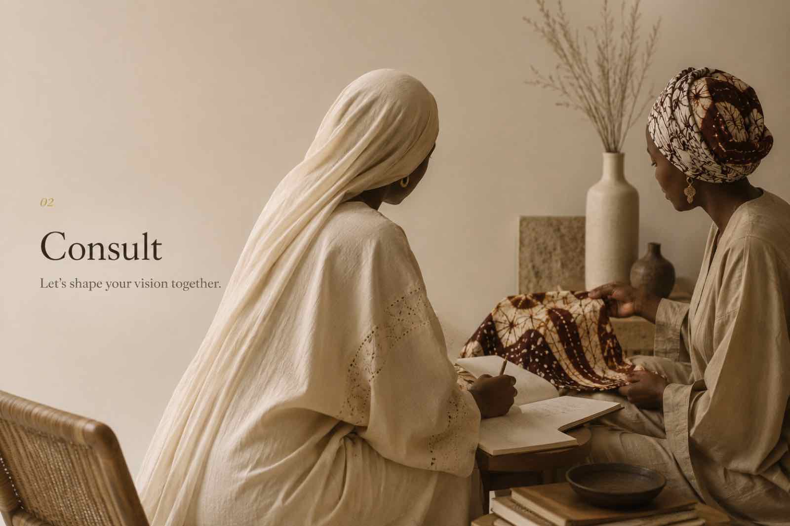 A consultation for a Rini bespoke commission